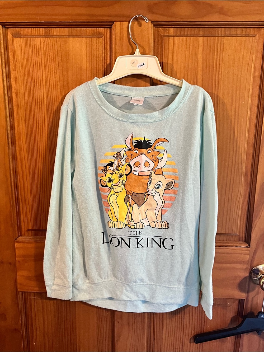 Disney Light Blue The Lion King Long Sleeve Kids Sweatshirt